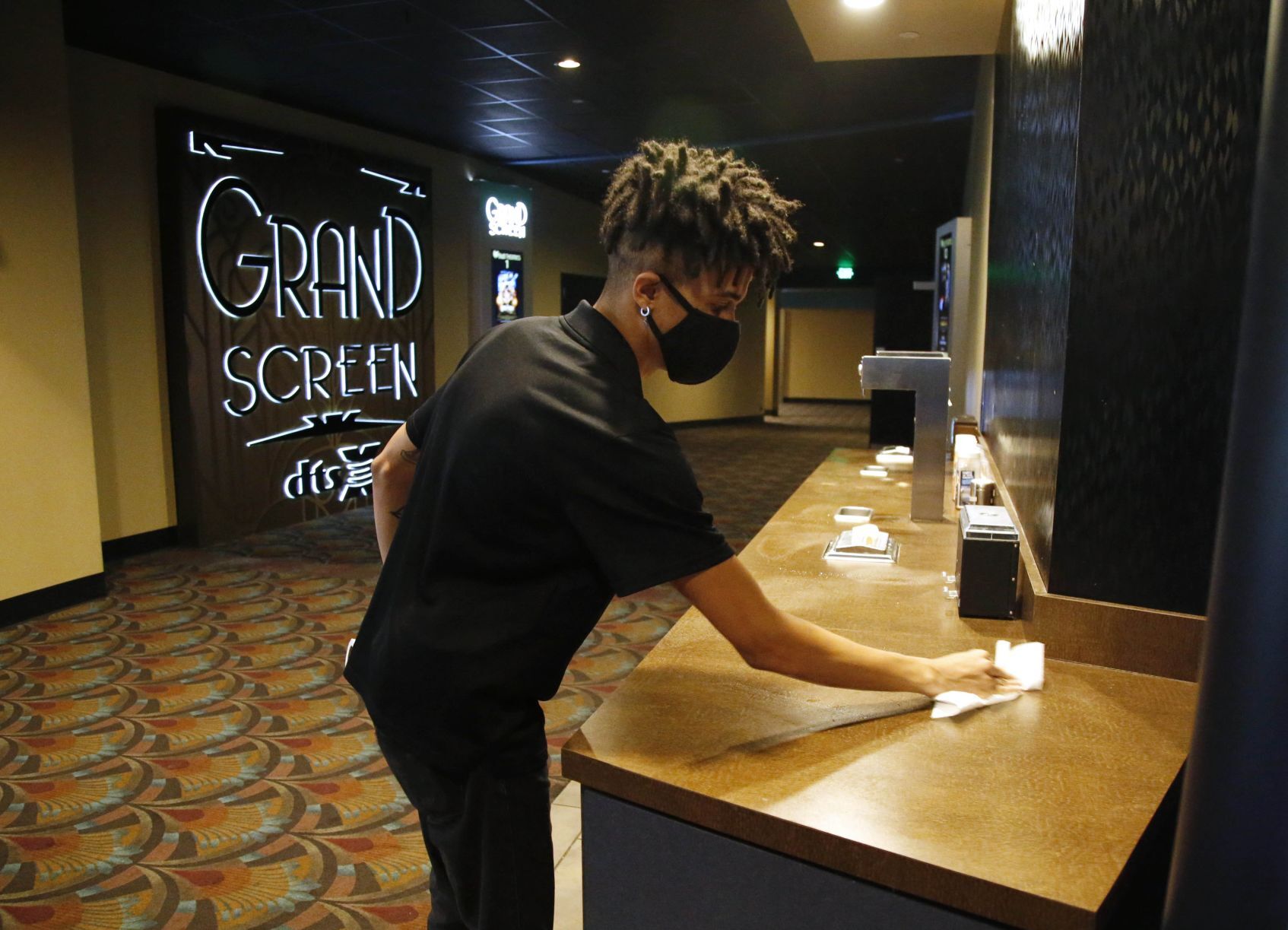 What are the cleaning protocols for the rest of the theater?